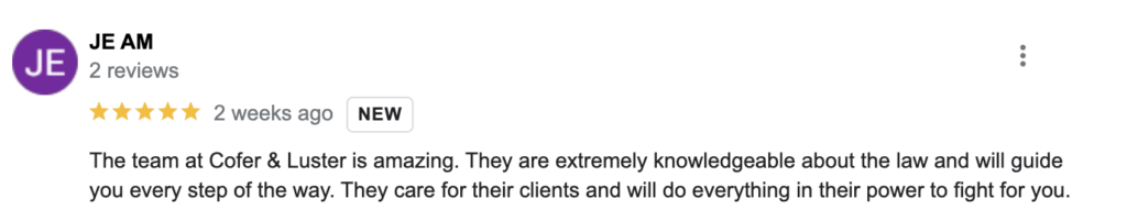 Fort Worth Client Review